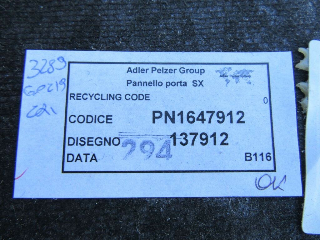 Ferrari Portofino front left door panel #8318