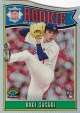 2025 Bowman Chrome Roki Sasaki Rookie of  Year Favorites ROY-10 Dodgers  PWE