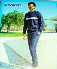 GIVOVA Cotton Jersey Pajamas Suit 3 Button Size 12 Years BLUE Art GVS109