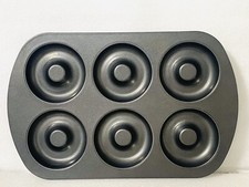 Donut Pan 6 Cavity Non Stick Bagel Baking Bakeware