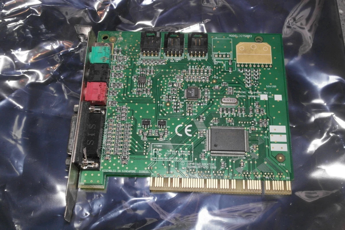 Vintage ISA Sound Card Avance Logic A-Gold MA5ASound Wavetable 16bit