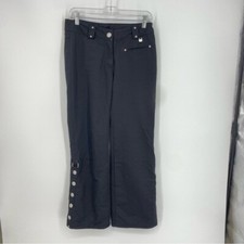 Nils Insulated Thermore Ski Snowboard Pants Black Size 4 ankle detail