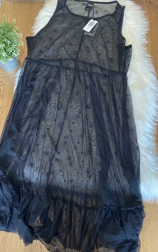 Torrid Disney Minnie Mouse Maxi Sheer Mesh Layering Dress New With Tags Sz 2 2X - Picture 5 of 11