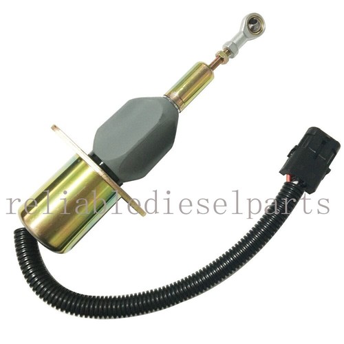 Stop Solenoid Valve For Cummins 6C Hyundai 335LC-7 3990773 SA-4932-24 - Picture 3 of 7