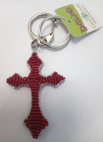 LLAVEROS BEADWORX CRUZ CONTEMPO CORAZÓN DE PEZ RELIGIOSO ICTYS LLAVERO REGALO - Imagen 16 de 29