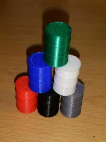 Modellini statici di auto, furgoni e camion rossi Scala 1:24