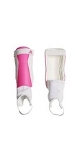 Adidas Juniors' Tiro Match Soccer Shin Guards White / Shock Pink Size Youth L