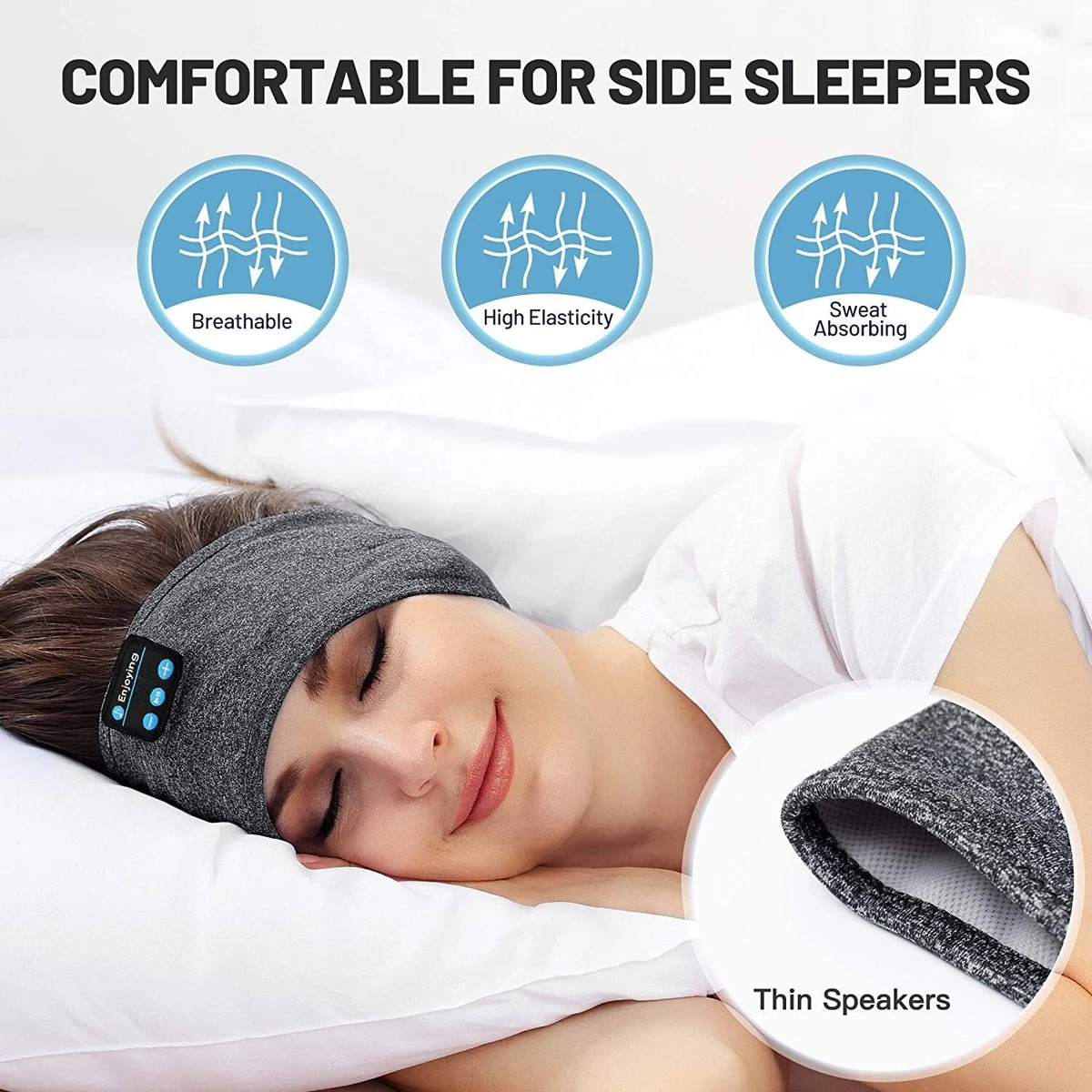 Wireless headphones for sleeping on side sale
