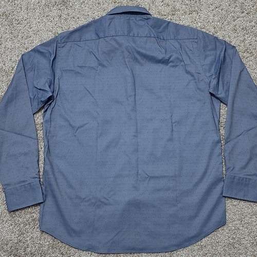 Hugo BOSS Performance Shirt Men Size 17 (XL) Regular Fit Stretch Dapper Modern - Picture 8 of 17