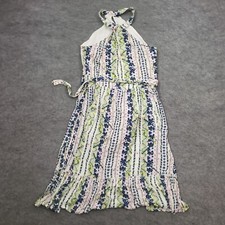 Buffalo David Bitton Dress Women Medium A-line Tank Sleeveless Floral Multicolor