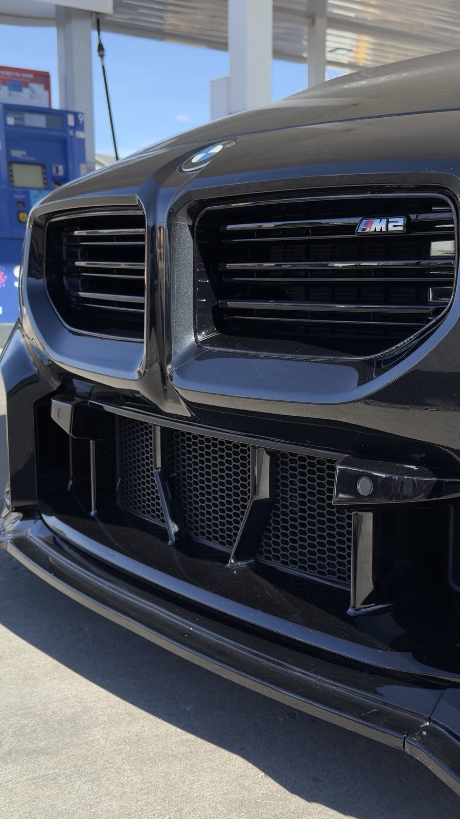 2023+ BMW M2 G87 lower center grill guard