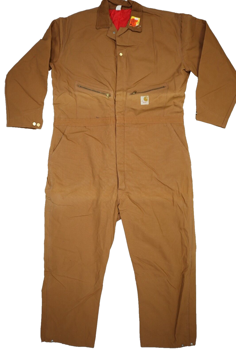 Vintage NOS Carhartt Mens 38 Long Duck Quilt Lined USA Union Made