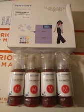 HAPPYTONER Sublimation for EcoTank Supertank Printer Refill ink Magenta 100mlx4