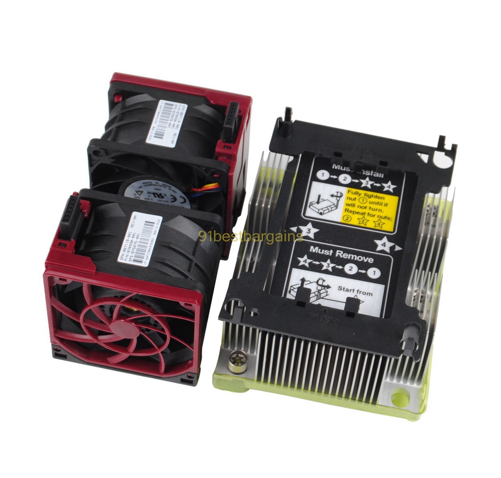 Ventilateur Radiateur CPU Pour Serveur HP DL380/ DL380P Gen8 V2 - Réf. 662522-001 / 723353-001