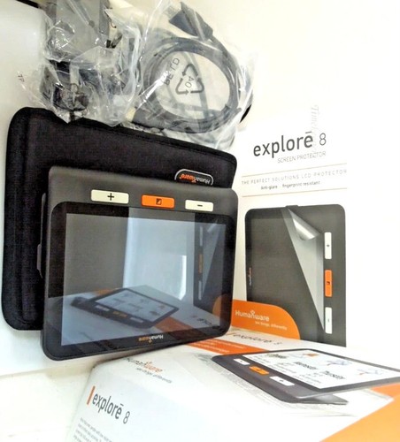 s808 Humanware Explore 8 inch Handheld Electronic Video Magnifier Portable Low - Picture 3 of 5