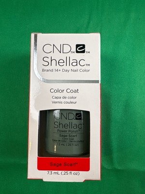 CND Shellac Sage Scarf Color Coat 7.3 mL (.25 fl oz)