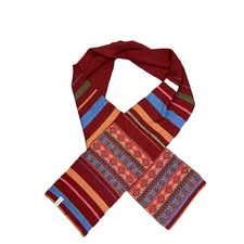 Smartwool Scarf Striped Merino Wool Multi Color 8x75