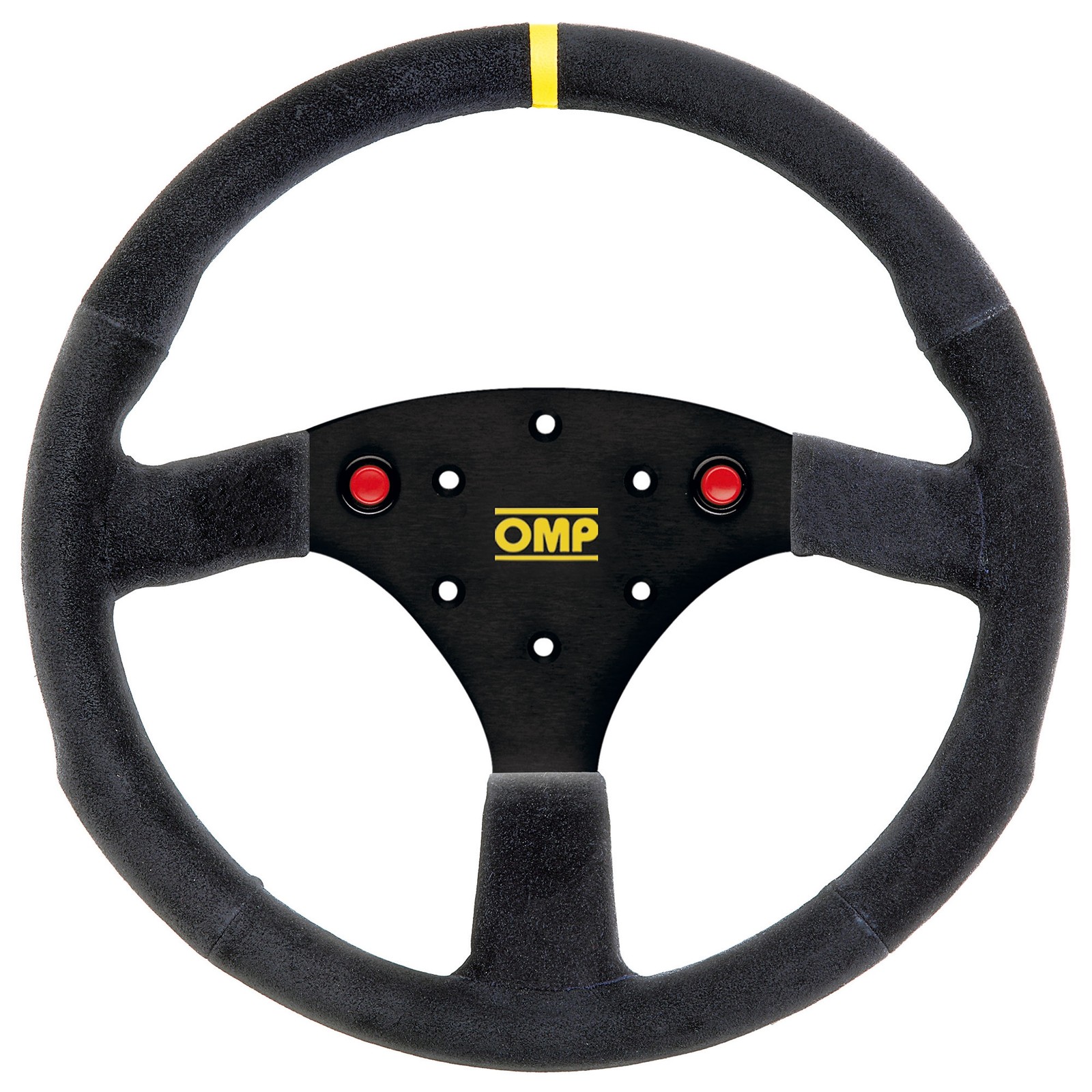 OMP 320 Uno Race / Rally 320mm Dia Black Steering Wheel - Without Horn Push