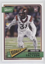 2018 Panini Classics Rookies Red Back 26/299 Brandon Facyson #274 xp6