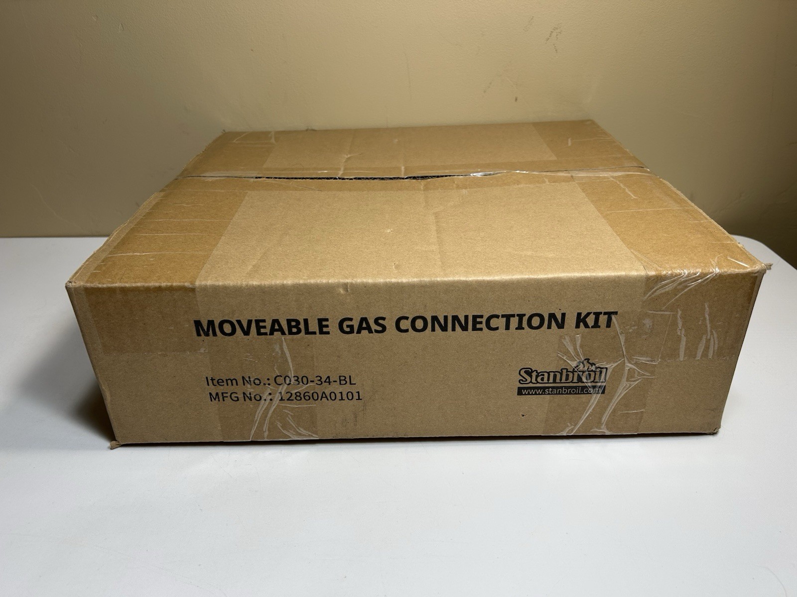 Stanbroil 48" Mobile Gas Connector 3/4 Hose Kit 2 Elbow Quick Connect Port Kit