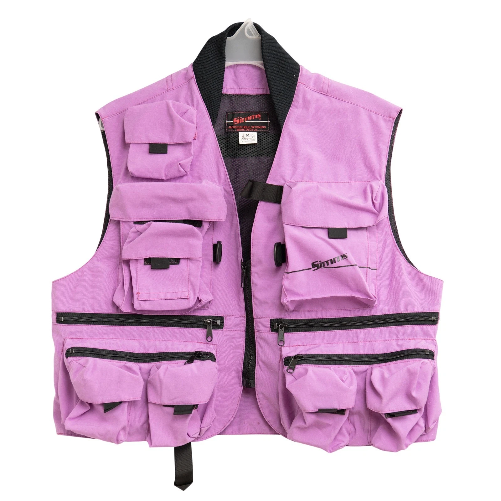 Simms VTG Womens Fishing Vest Purple Utility Fly Fishing Jacket Angler Techwear