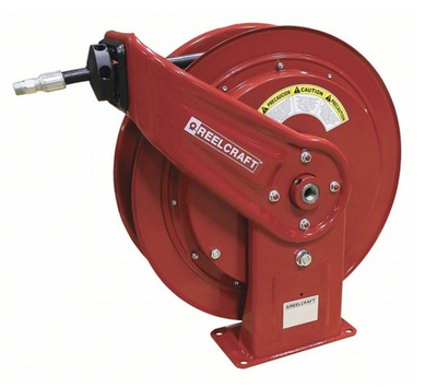 #ad Reelcraft PWD76075 OHP Pressure Washer Spring Return Hose Reel 75 ft 3 8 in ID $902.49