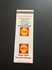 Vintage Tennessee Matchbook “Norris Interstate Shell Gasoline ” Cleveland