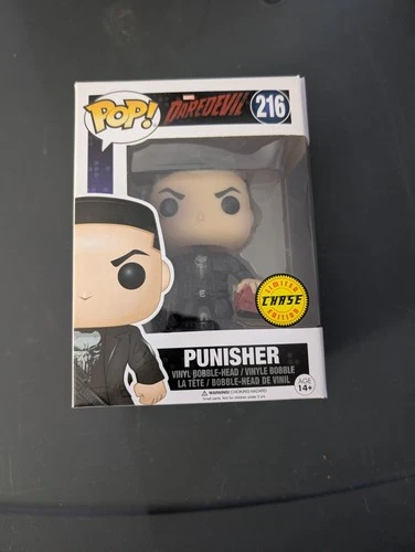 Funko Pop Marvel Daredevil: Punisher Vinyl Bobble Head CHASE