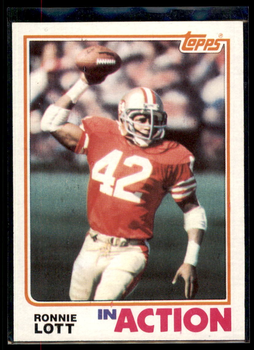 1982 Topps Ronnie Lott #487 San Francisco 49ers