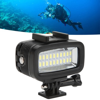 40m Underwater Video Fill Night Light IPX8 Waterprooof Dive Light For OSM CB