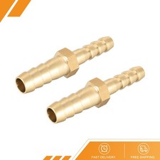 2pack Straight Brass Barb Fitting Reducer Fit Hose ID 8mm to 6mm