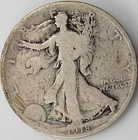 1918 Philadelphia Mint 50C Walking Liberty Half