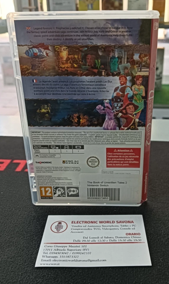 The Book of Unwritten Tales 2 SWITCH Edizione Italia, foto 2 di 4