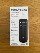 Baby Brezza Superfast Portable Bottle Warmer - Black - NEW