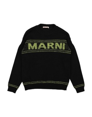 Boys Marni Jacquard Crewneck Sweater Size 4