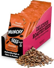 Munchy Seeds Warm Cinnamon Snack Packs, 12 x 25g - Lunchbox Ready, Cinnamon Seed 42.00 per kilo