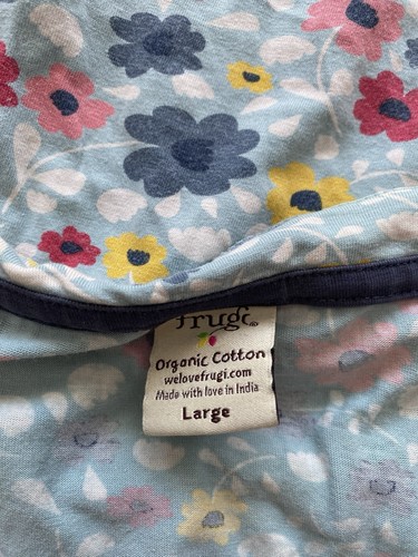 Frugi Dress Womens UK 16/18 Large Maternity/Nursing/Breastfeeding Blue Floral - Picture 4 of 7