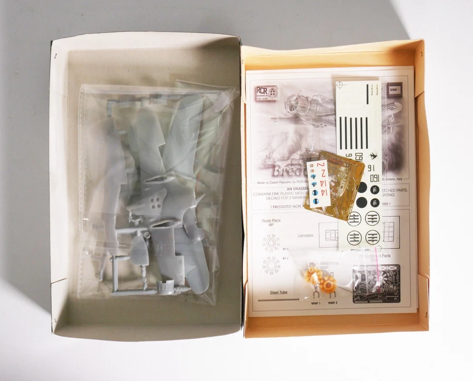 Breda Ba.65 A 80 RCR Scala: 1:72 Mixed Media Plastica/resina/fotoincisioni/metal - Immagine 2 di 2