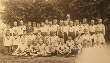 RARE Private Photo Old Time 1926 Group Picture School School Class Children Boys Boys