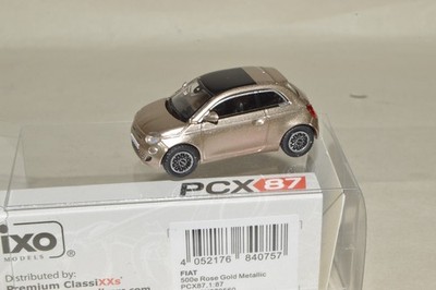 1:87 HO scale PCX87 0560 2022 Fiat 500e car automobile METALLIC GOLD