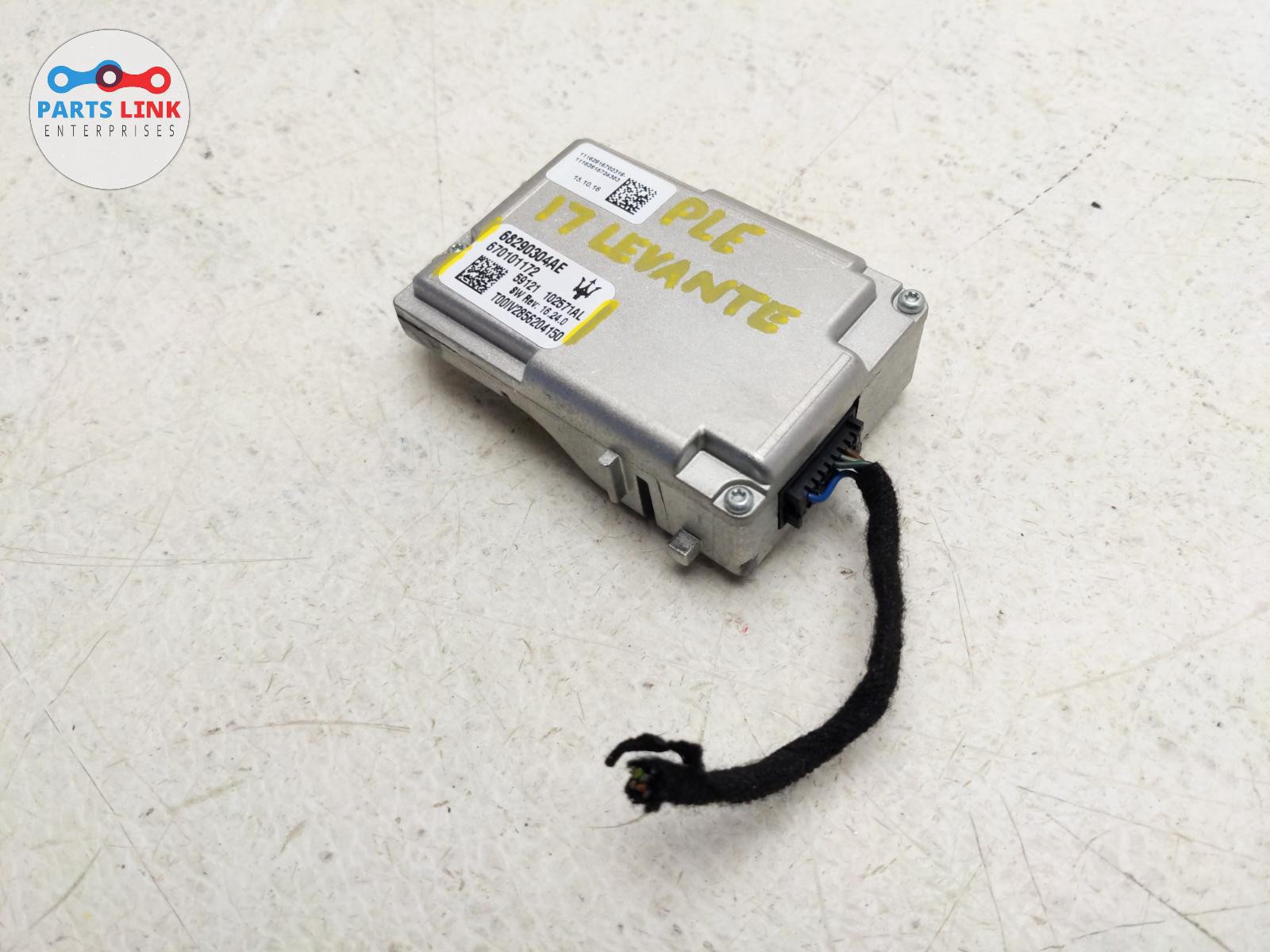 2017-20 MASERATI LEVANTE FRONT WINDSHIELD CAMERA LANE ASSIST GHIBLI HARNESS M161