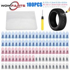 100Pcs Tire Repair Rubber Nails Tyre Puncture Repair Screws Kit with Screwdriver