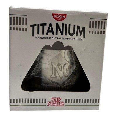 NISSIN Cup Noodles Titanium Cooker 800ml Japan Limited Outdoor