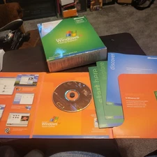 Microsoft Windows XP Home Edition Upgrade 2002 SP 2 Disk w/ Product Key & Box