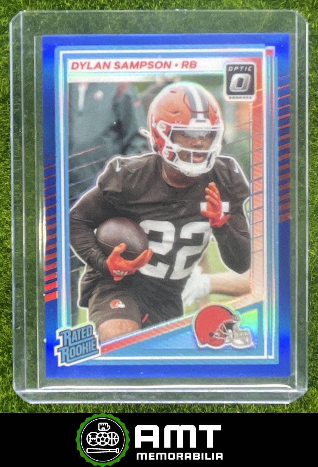 Dylan Sampson 2025 Panini Donruss Optic 198/249 Rated Rookie Blue Prizm #238