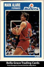 1989-90 Fleer Mark Alarie #157 Washington Bullets Rookie NBA Basketball