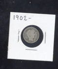 1902-P SILVER BARBER DIME VINTAGE VERY OLD COIN