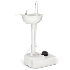 5 Gallon Portable Wash Sink Garden Camping Washing Station Hand Wash Basin Stand