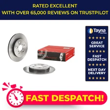 2x Brake Discs Pair Solid fits SUBARU TREZIA 1.4D Rear 2011 on 1ND-TV 259mm Set