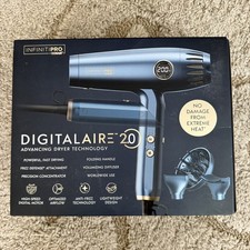 Conair InfinitiPRO DigitalAIRE 2.0 Blue Hair Dryer with Frizz Defense